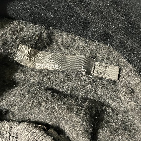 prAna - Grey Breathe Kari Zip Front Hooded Jacket Coat - Picture 12 of 13